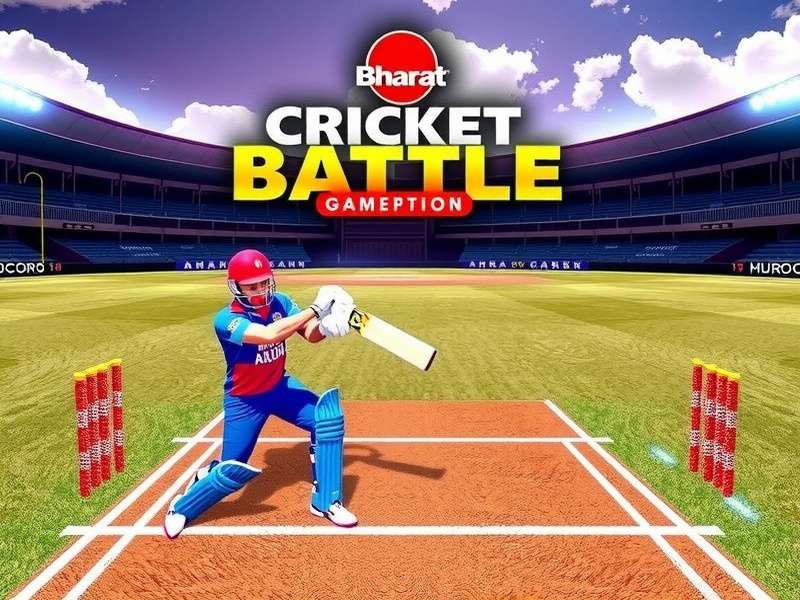 Intense VR cricket action with realistic player movements Bharat VR Cricket Battle Gameplay